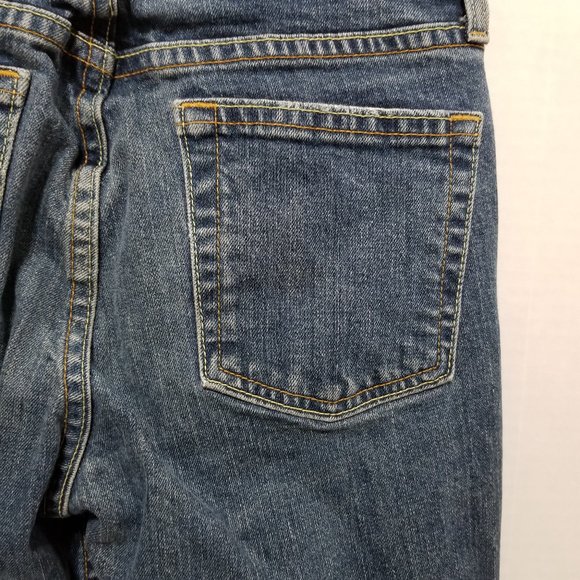 Old Navy jeans 4 Bootcut Just Below Waist lightly distressed denim VINTAGE - Picture 12 of 16